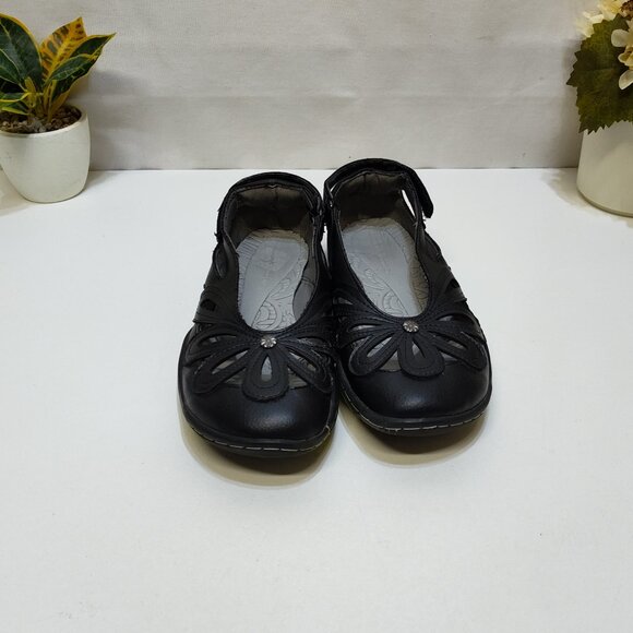 JBU Adventure On Juniper Flats Vegan Leather Round Toe Hook Loop Heel Strap 6.5M - Picture 3 of 10